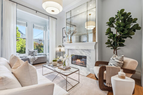 Architectural Photography of a Home Living Room