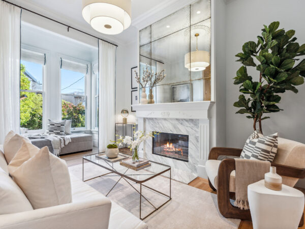 Architectural Photography of a Home Living Room