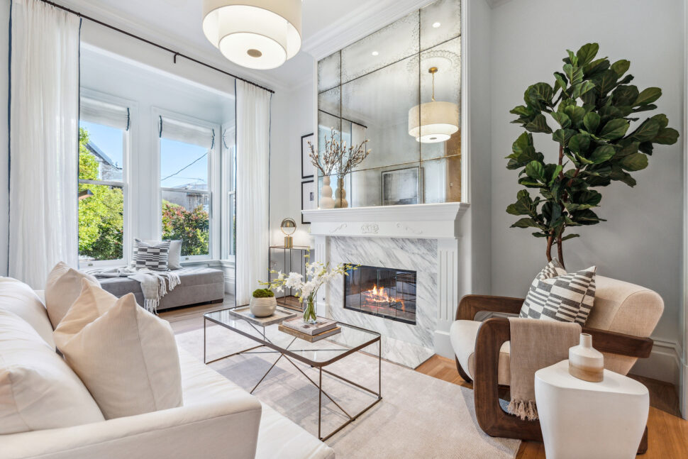 Architectural Photography of a Home Living Room