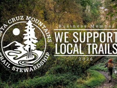 Giving back to the Bay by sponsoring Santa Cruz Mountains Trail Stewardship