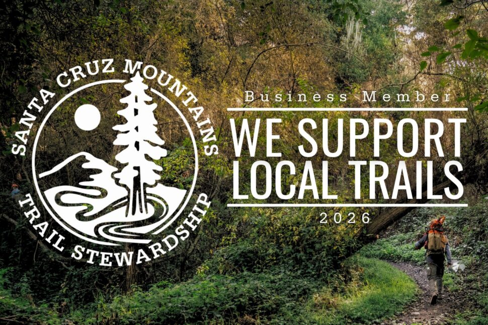 Badge of support for Santa Cruz Mountains Trail Stewardship